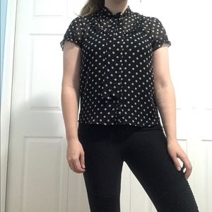 ⭐️ 3 for $15 ! ⭐️ Forever 21 Polka Dot Blouse